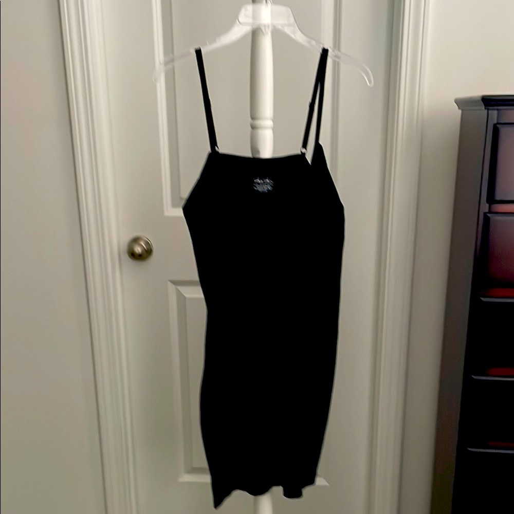 Black Spaghetti Strap Dress,Stretchy.intimate,new no tag.